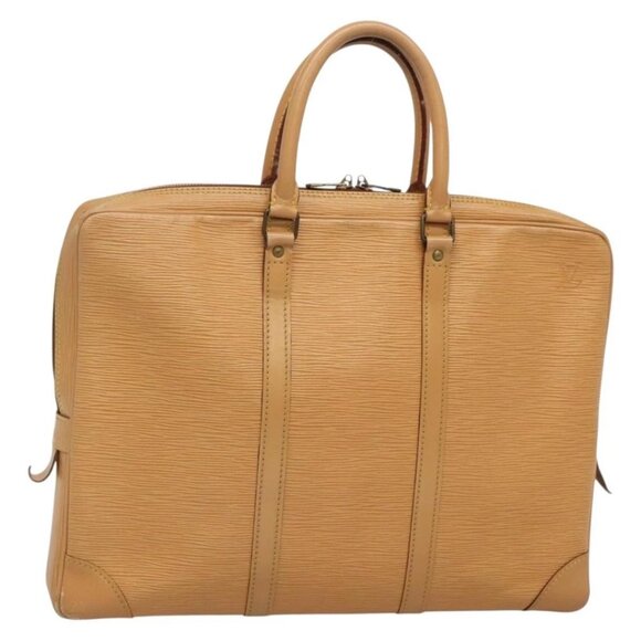 LOUIS VUITTON Epi Porte Documents Voyage Bag Winnipeg Beige LV Auth bs27743 - Picture 1 of 16